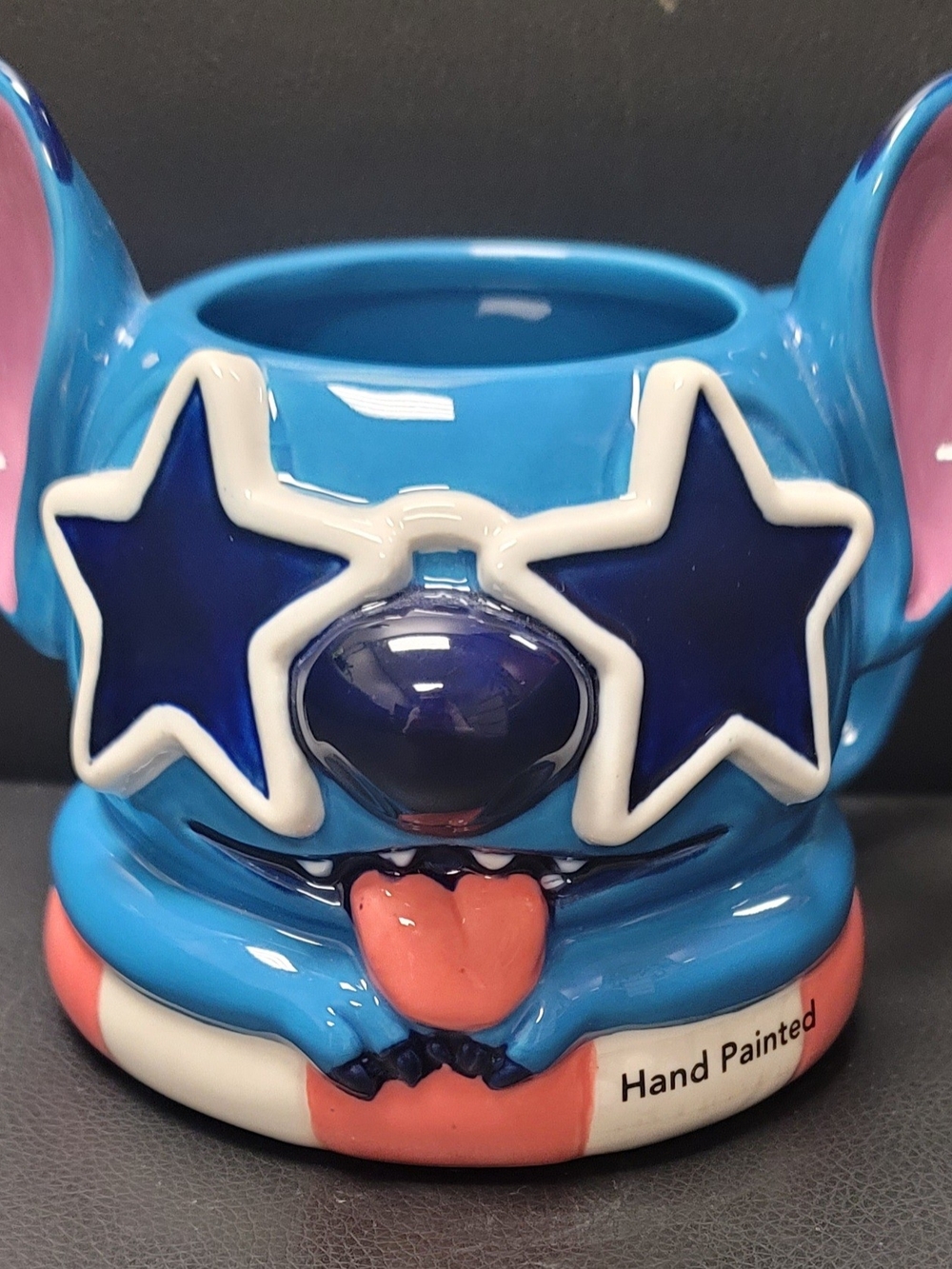 Disney Lilo & Stitch Blue Star-Eyed Hand-Painted Ceramic Mug